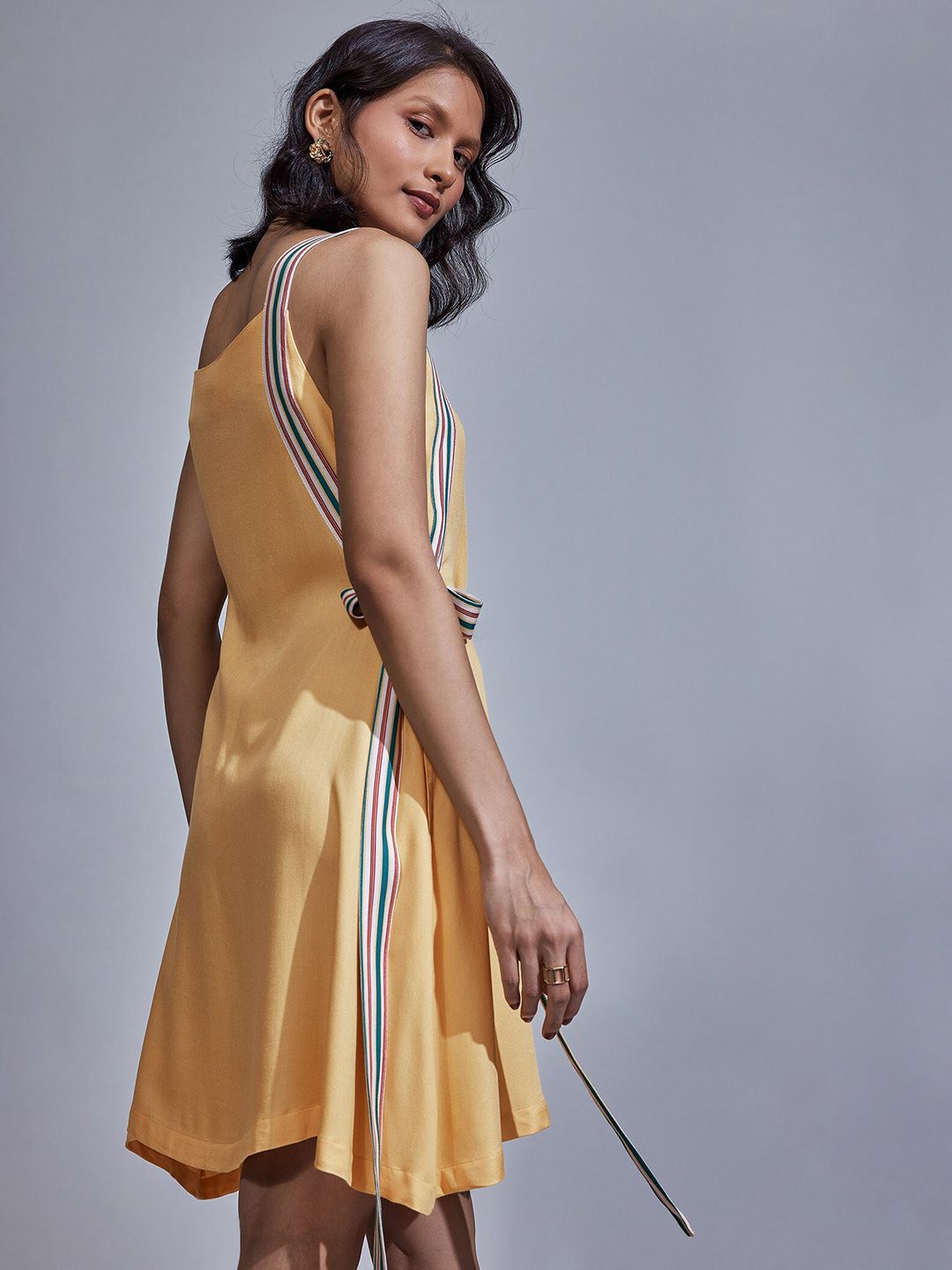The Label Life Shoulder Straps A-Line Dress