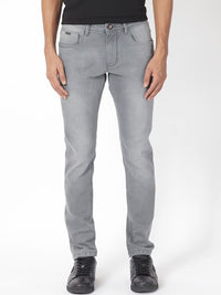 RARE RABBIT Men Toulouse Slim Fit Mid-Rise Cotton Jeans