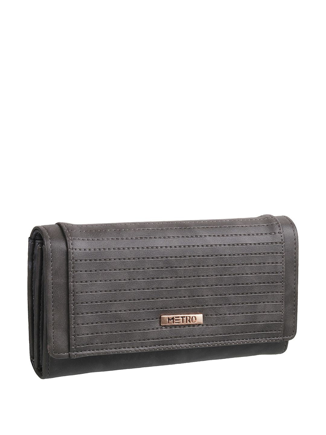 Metro Women Grey Purse Clutch
