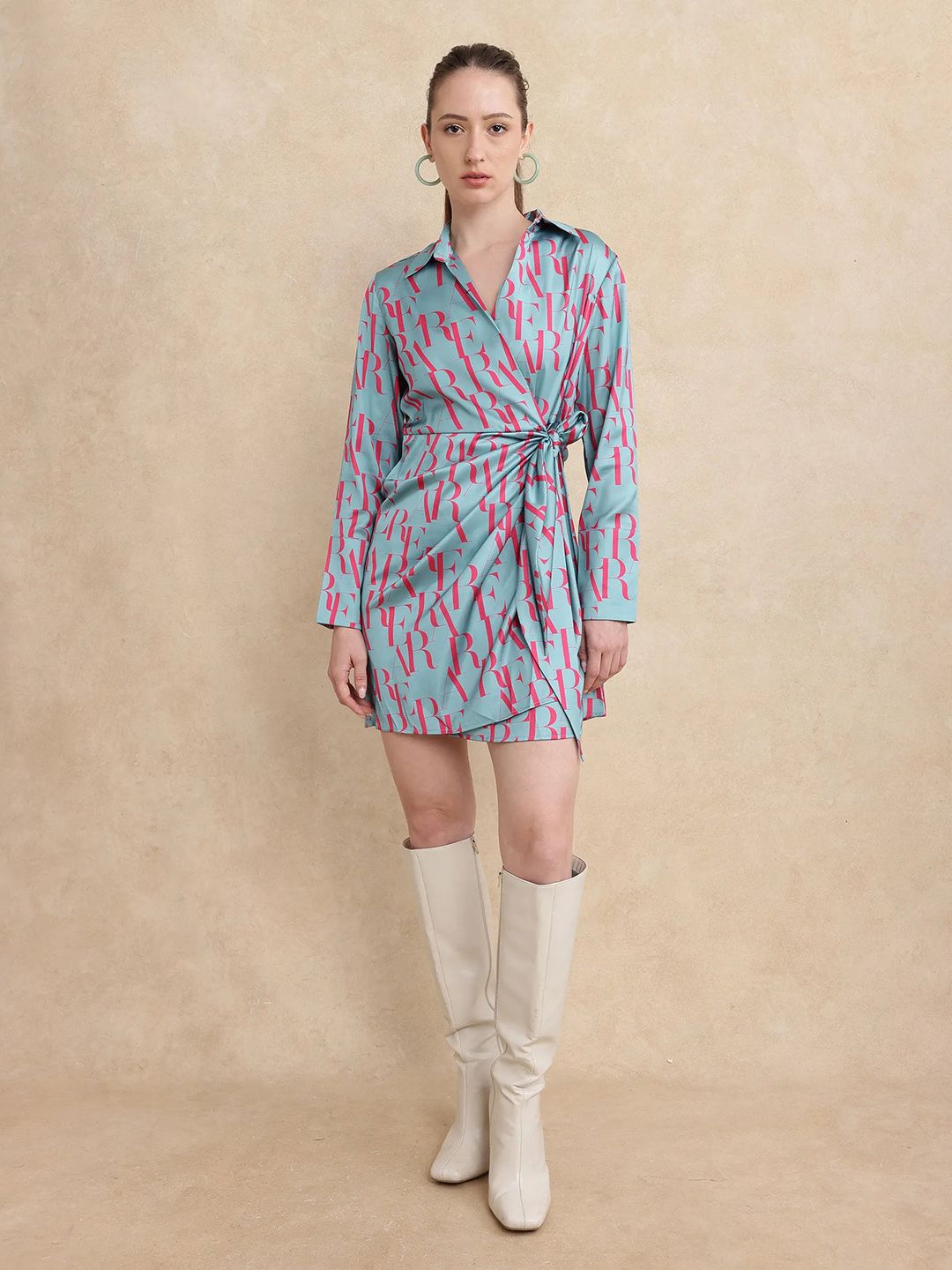 Rareism Women Abstract Dress Printed