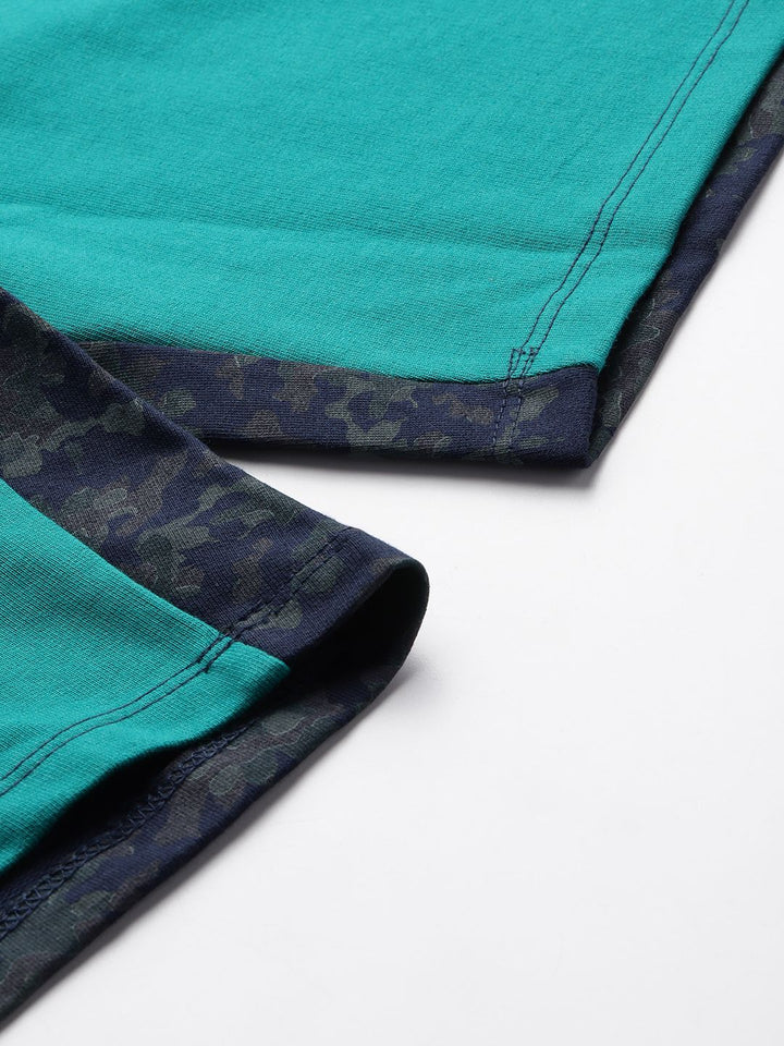 The Indian Garage Co Men Batman Camouflage Printed Shorts