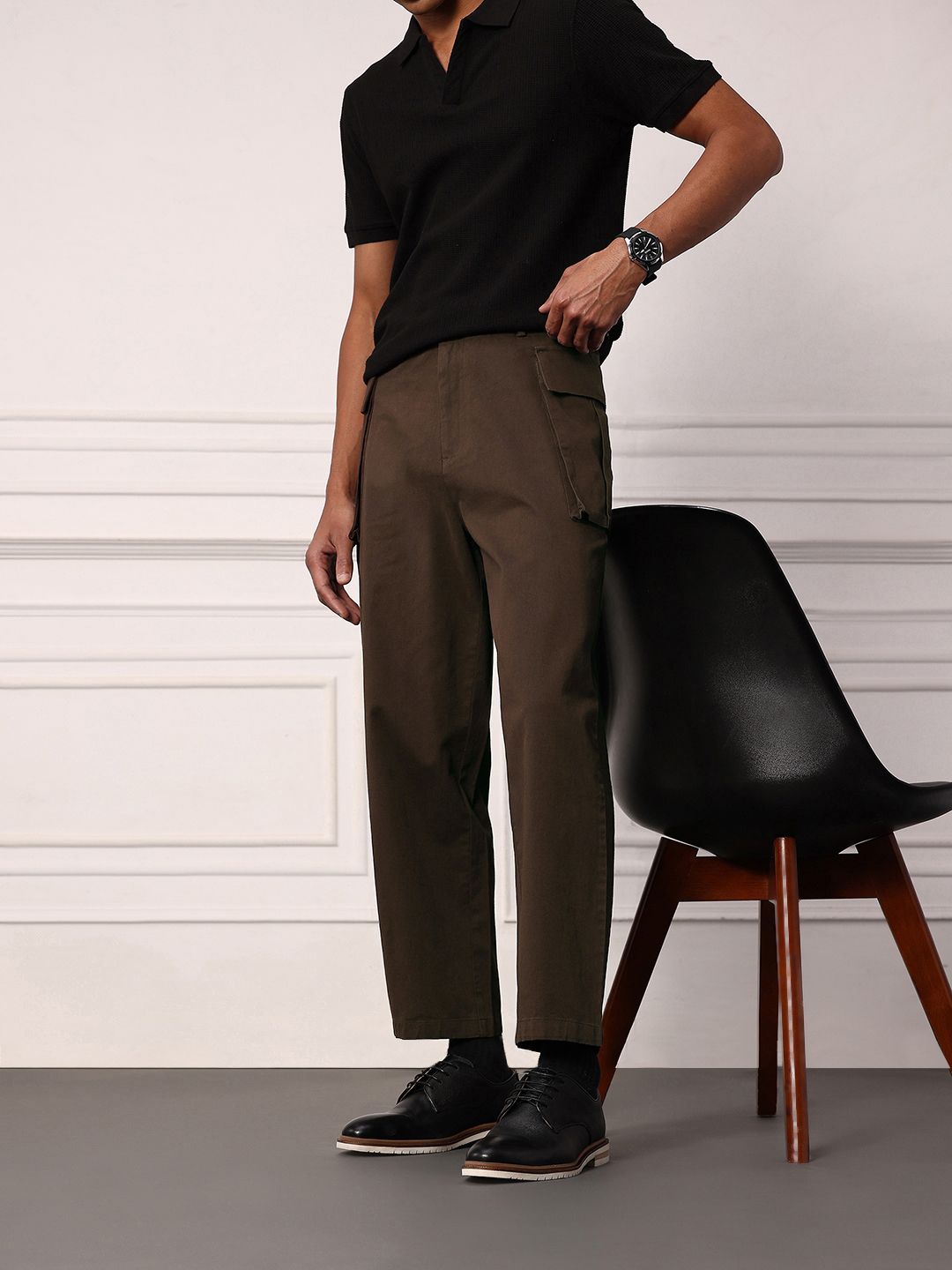 Mr Bowerbird Men Cargo-Style Trousers