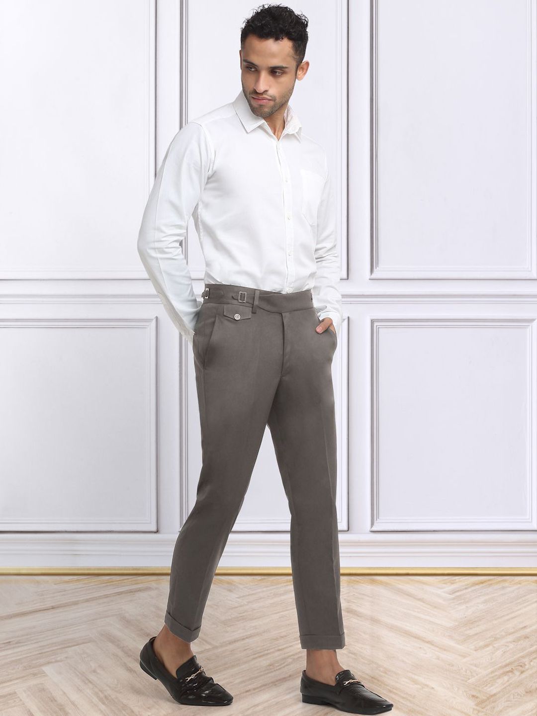 KLOTTHE Men Italian Gurkha Pants