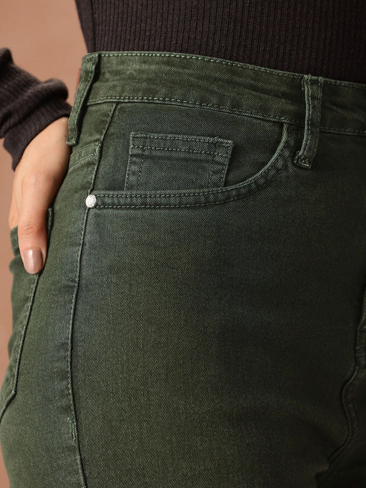 all about you Women Bootcut High-Rise Stretchable Jeans