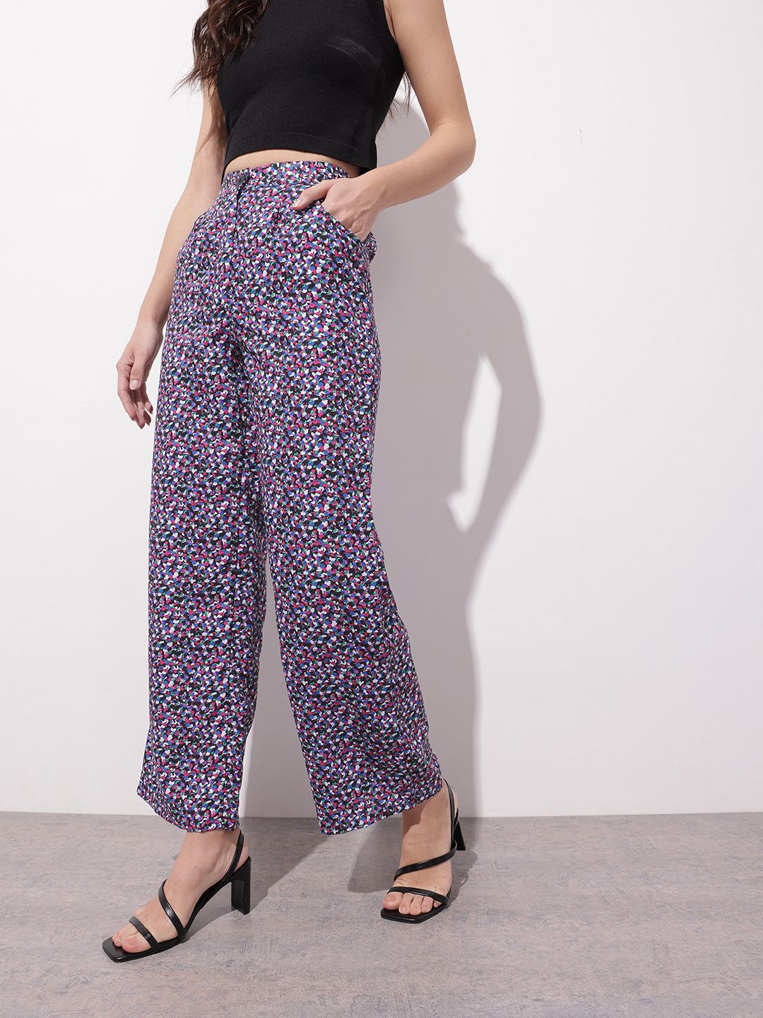 DressBerry Women Dainty to Daring Wide Leg Trousers