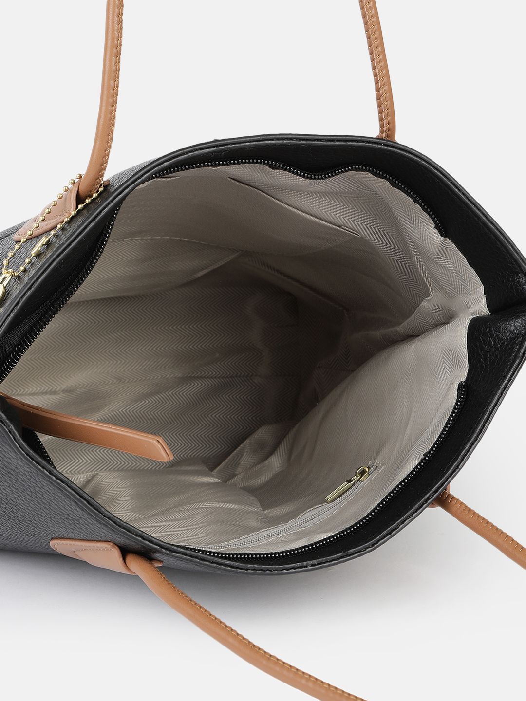 DressBerry Textured Structured Shoulder Bag