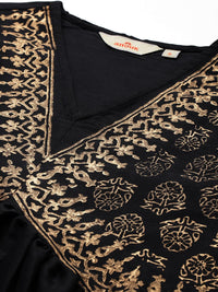 Anouk Ethnic Motifs Print Empire Kurta