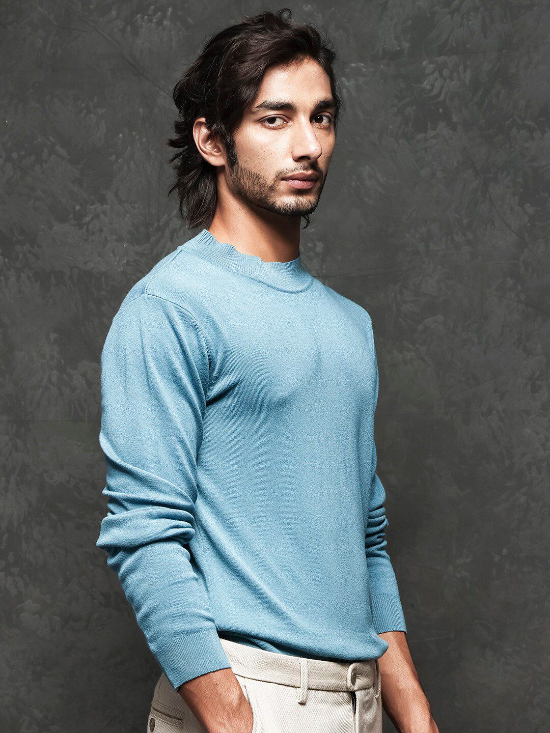 RARE RABBIT Men Alfo 1 High Neck Sweater