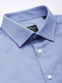 Park Avenue Pure Cotton Self Design Slim Fit Cutaway Collar Formal Shirt