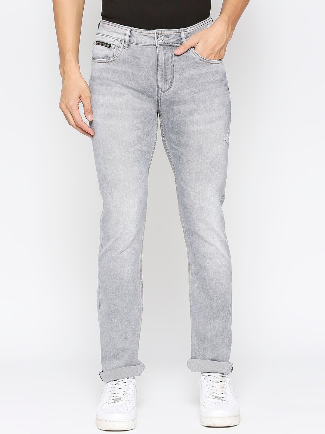 Being Human Men Clean Look Mid Rise Heavy Fade Jeans