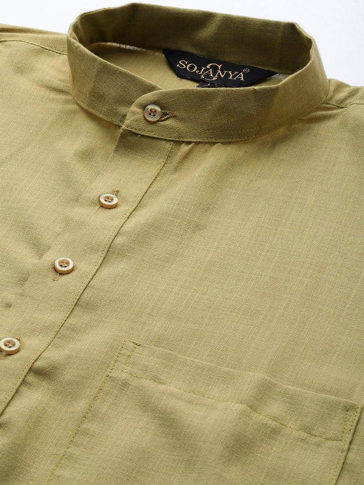 SOJANYA Kurta Hijau Lelaki
