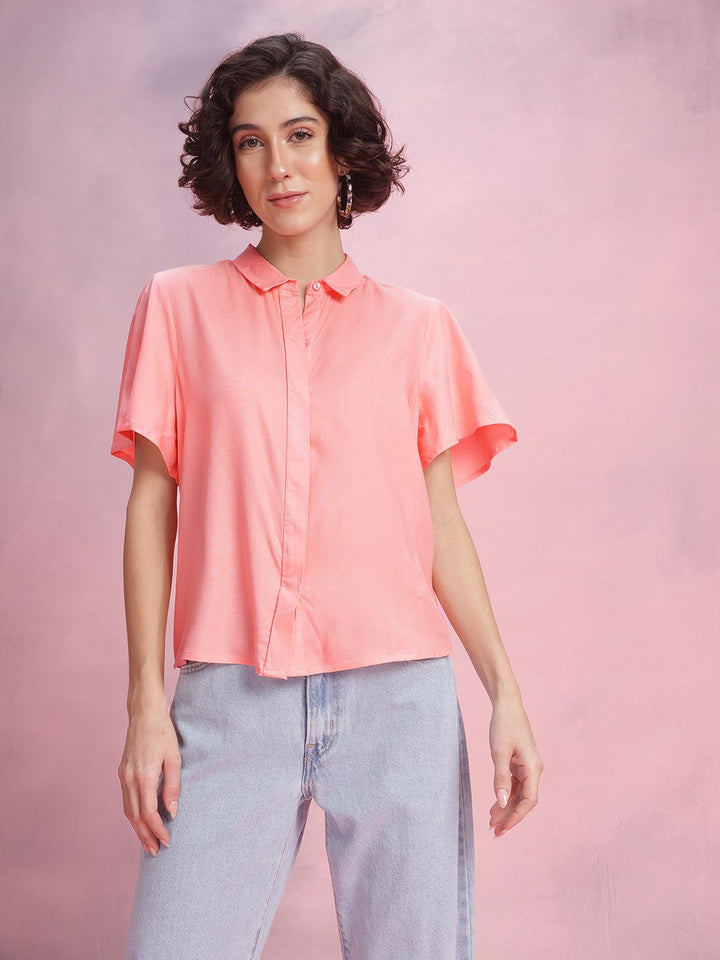 DressBerry Flared Sleeves Casual Shirt