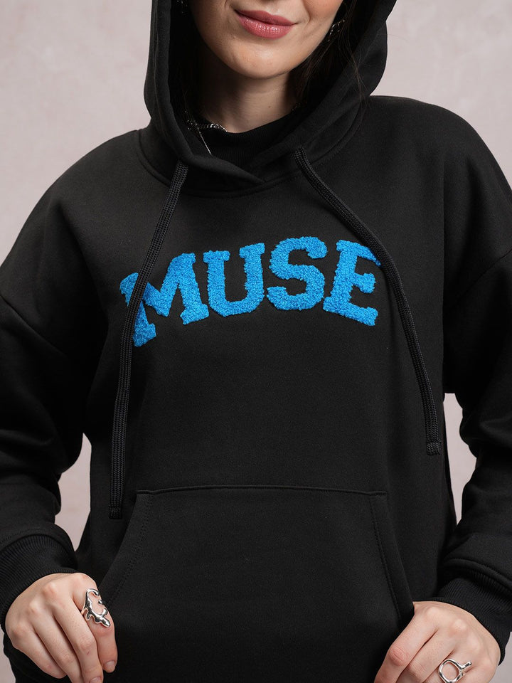 Tokyo Talkies Oversized Hooded Sweatshirt With Joggers Co-Ords