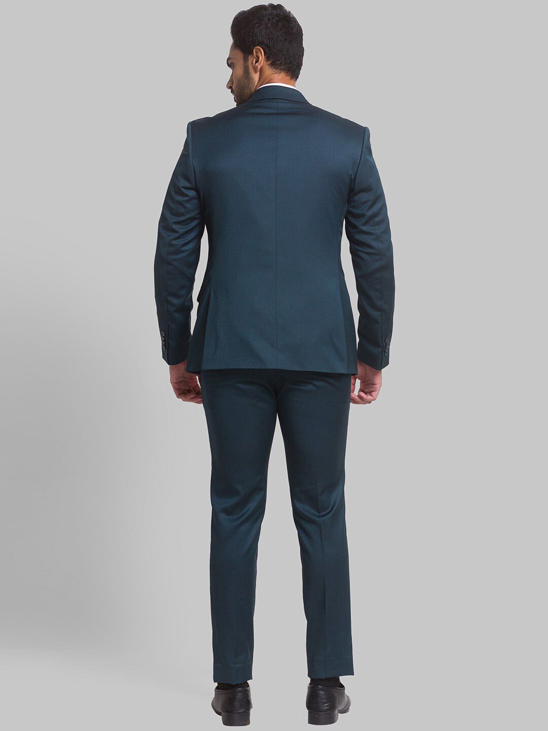 Park Avenue Men Self Design Super Slim Fit Single-Breasted Three-Piece Formal Suit