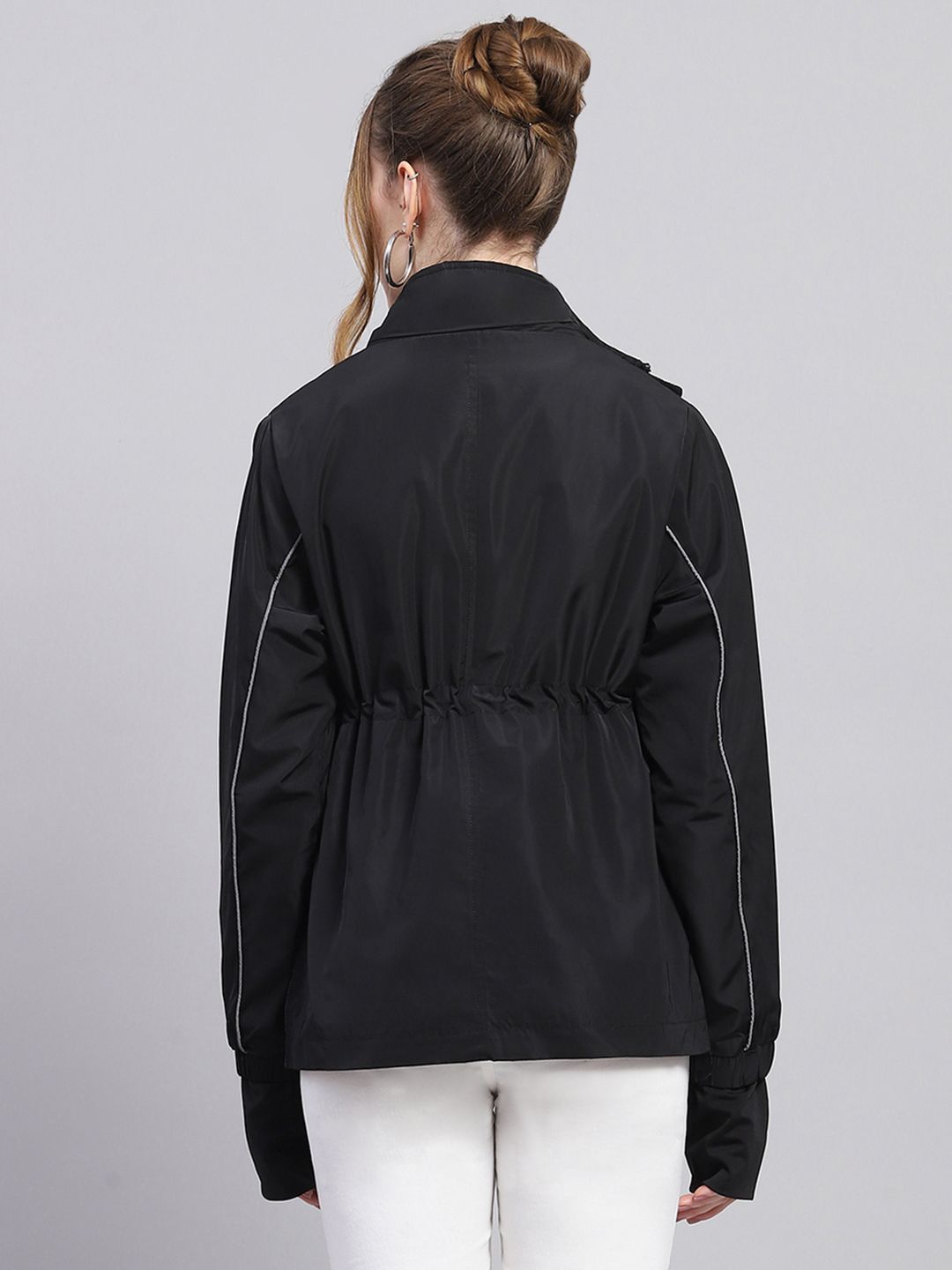 Monte Carlo Water Repellent Toggle Waist Hooded Tailored Jacket