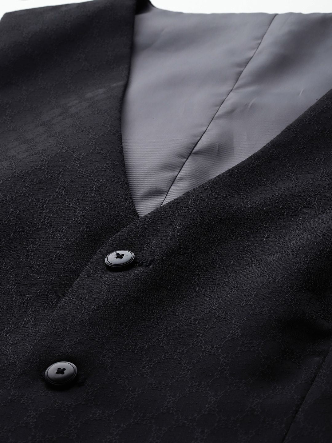 Raymond 3-Piece Woven Design Contemporary Fit Formal Suit