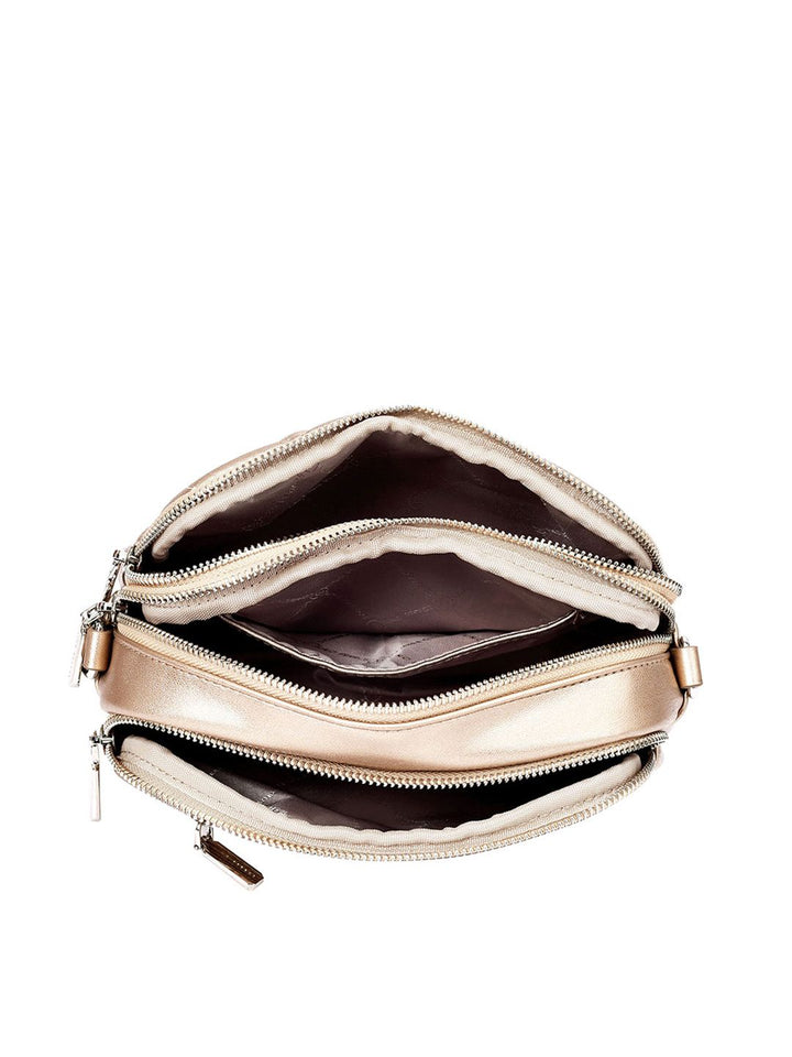 Lino Perros Quilted Structured Sling Bag