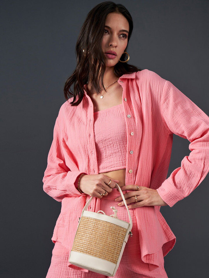 AND Shoulder Straps Pure Cotton Three-Piece
