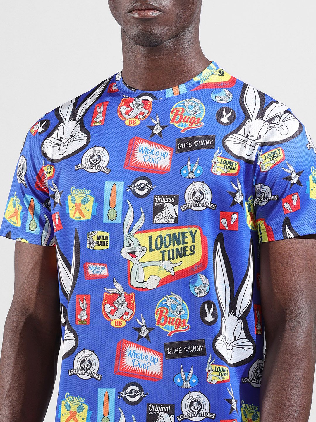 The Indian Garage Co Men Printed Pockets Slim Fit T-shirt