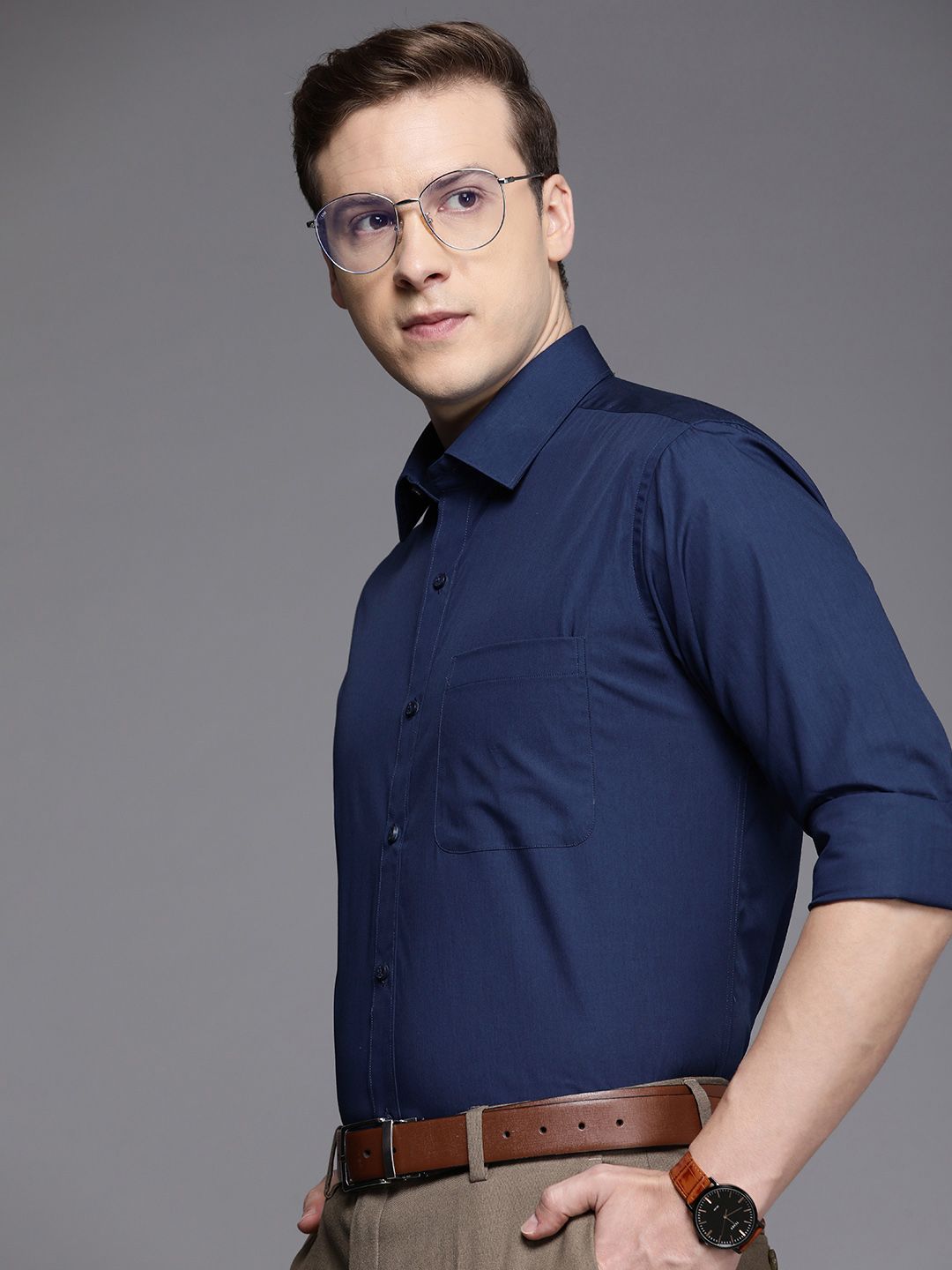 Raymond Pure Cotton Slim Fit Formal Shirt
