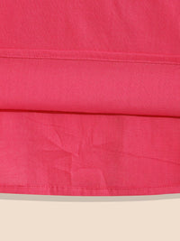 House of Pataudi Girls Rozana Angrakha Pure Cotton Kurta with Pyjamas