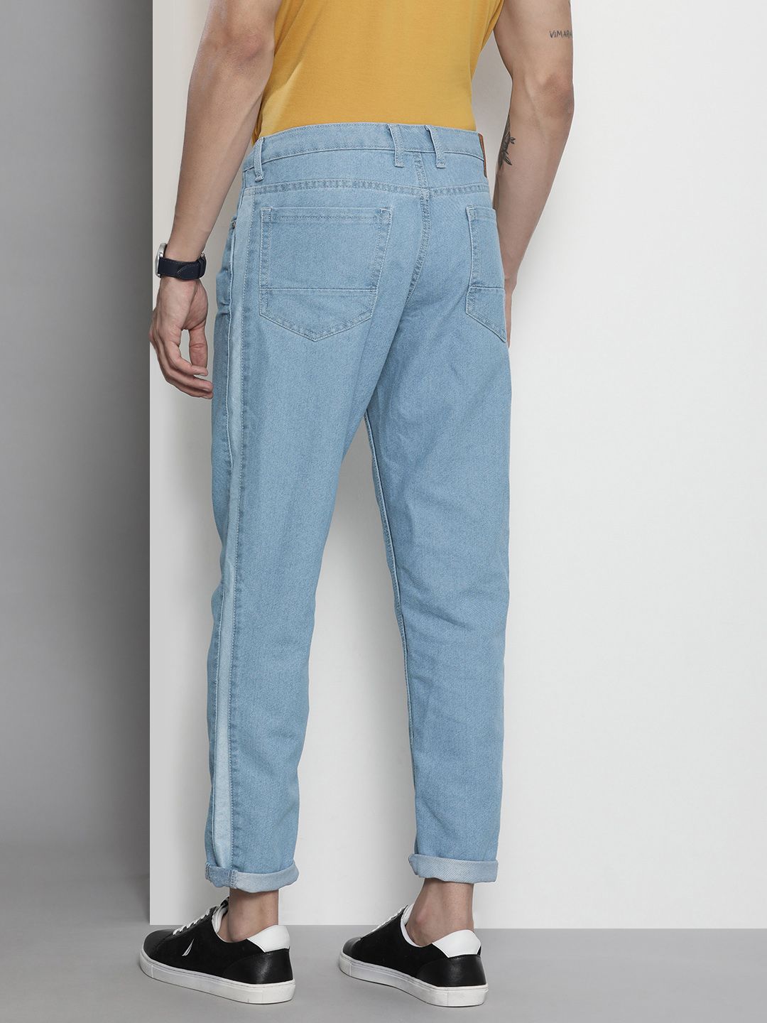 The Indian Garage Co Men Dad Fit Jeans