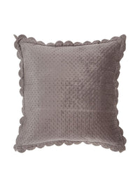 HOSTA HOMES Grey Set of 5 Velvet Square Cushion Covers