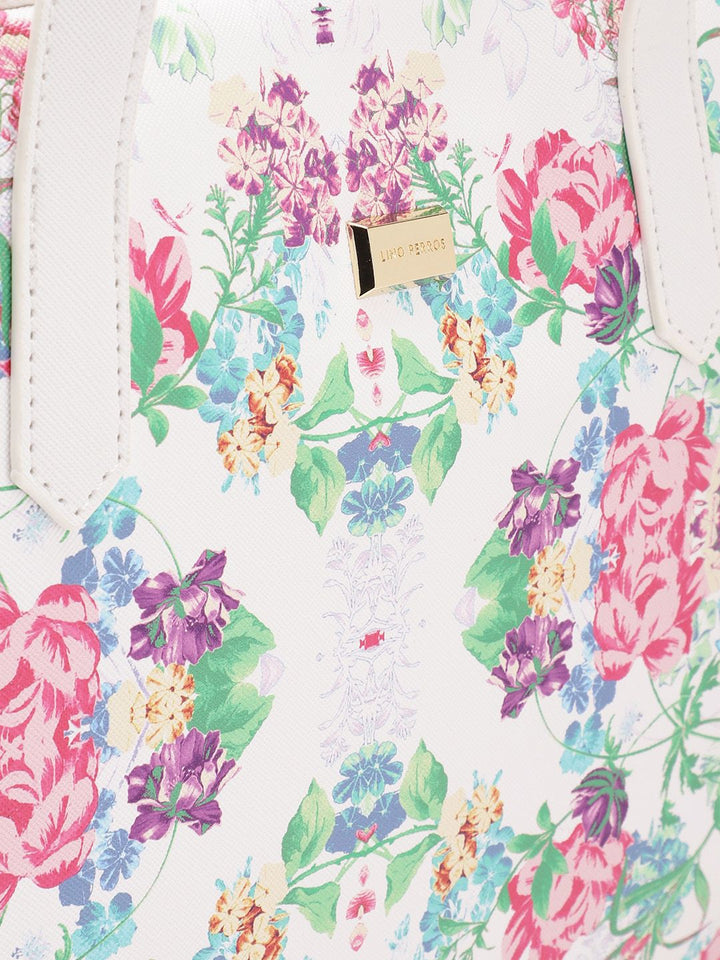 Lino Perros Women Floral Printed Laptop Bag- Upto 16 Inch