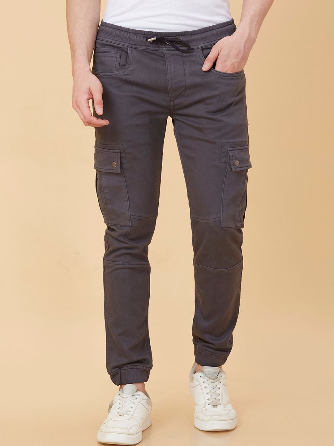 Being Human Men Mid-Rise Cargo Jogger