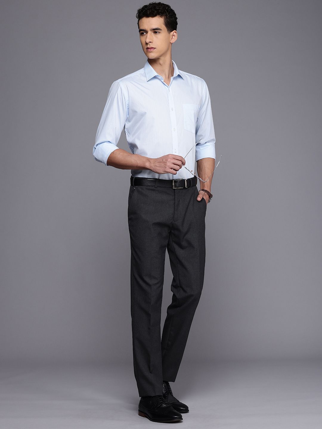 Raymond Men Slim Fit Formal Trousers