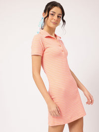 DressBerry Sporty Chic Striped T-shirt Dress