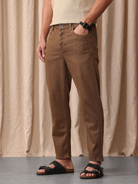 Mr Bowerbird Men Cropped Tapered Fit Stretchable Jeans