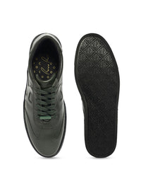 RARE RABBIT Men Merc Textured Leather Sneakers