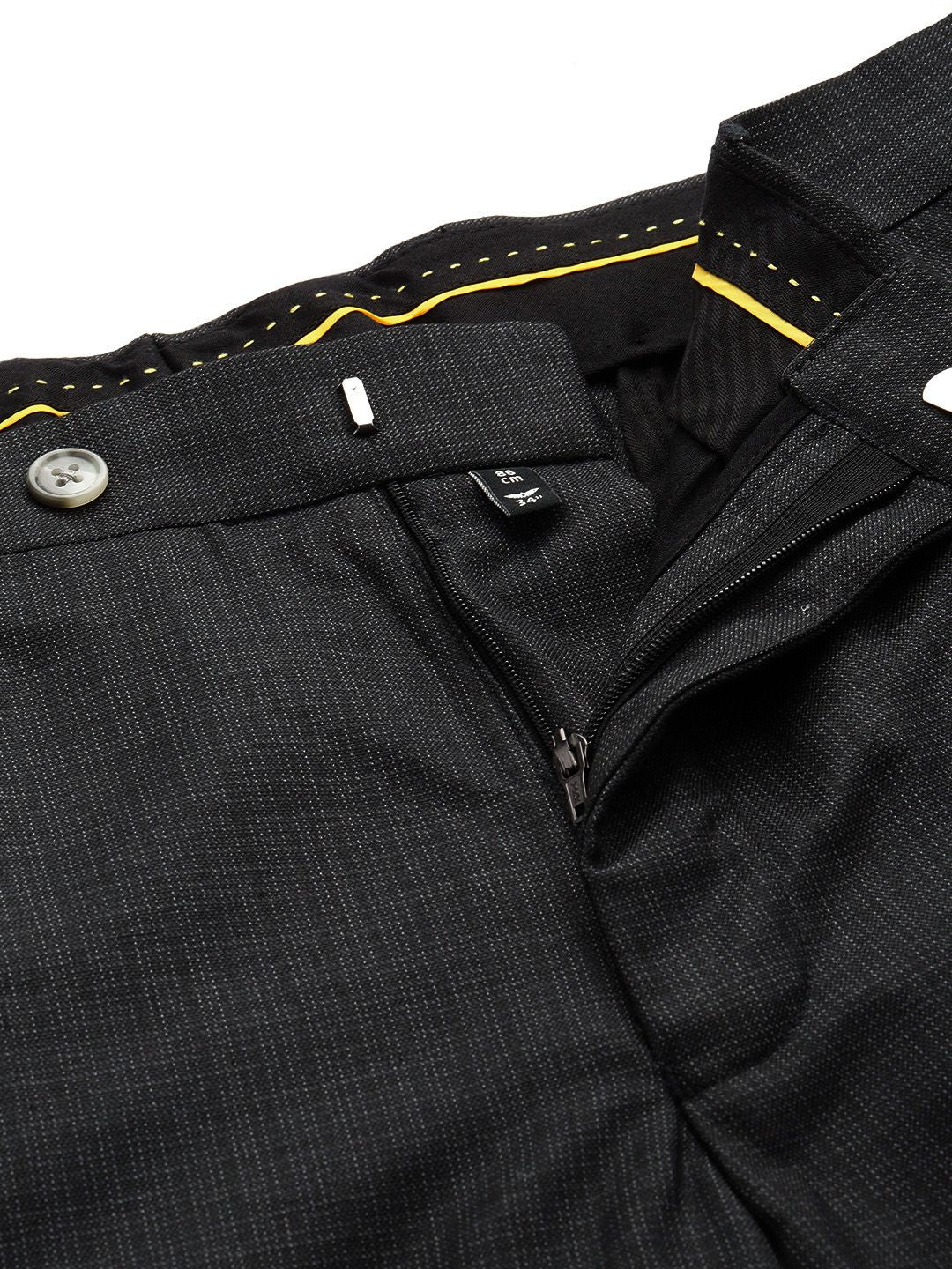 Park Avenue Men Mid-Rise Formal Trousers