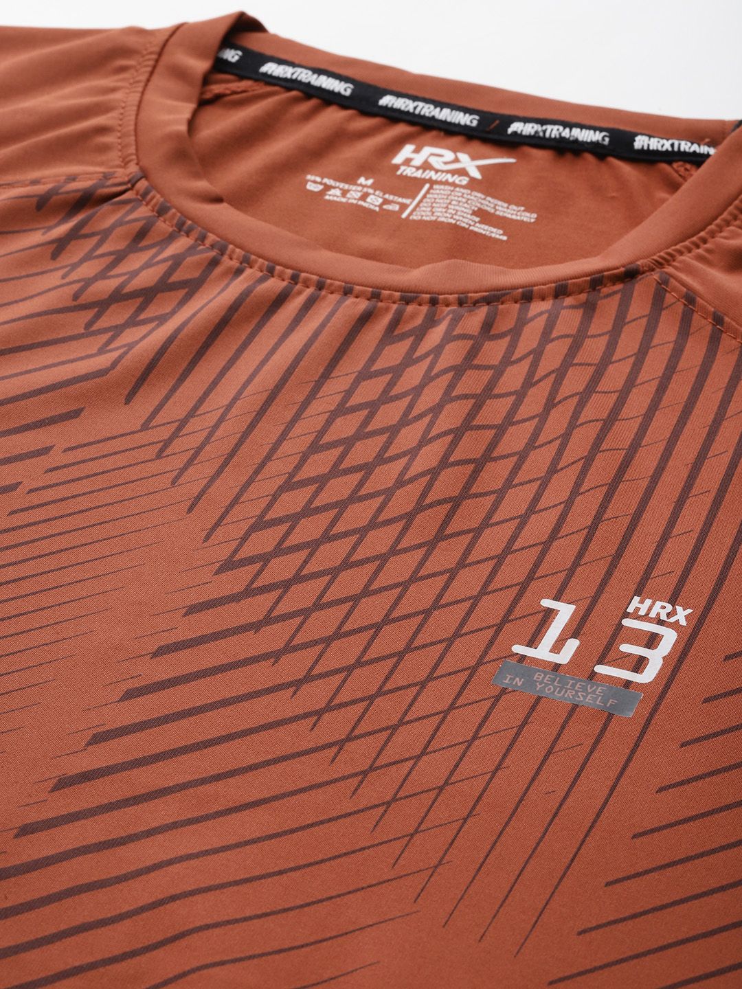 HRX by Hrithik Roshan Printed Rapid-Dry Training T-shirt
