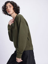 DressBerry Humour and Graphic Printed Sweatshirt
