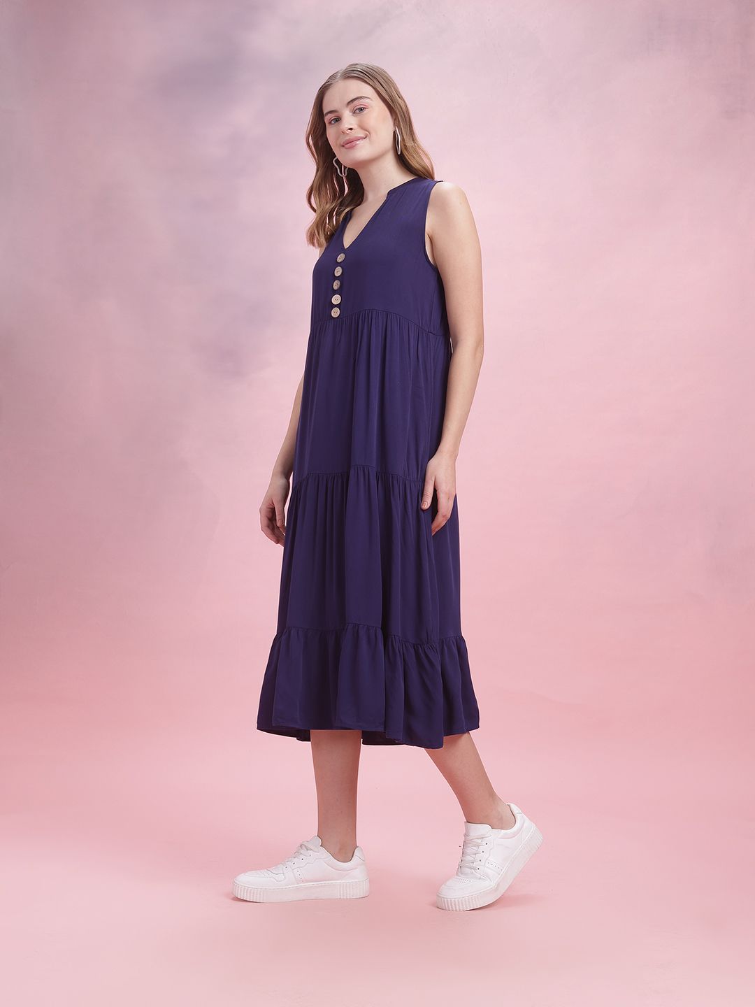 DressBerry Tiered Midi Dress