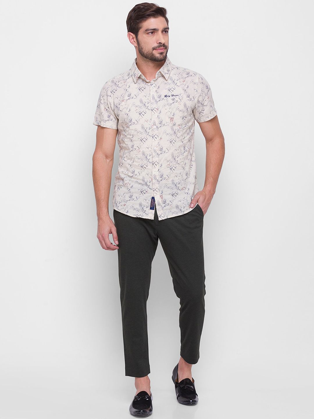 Being Human Men Solid Trousers