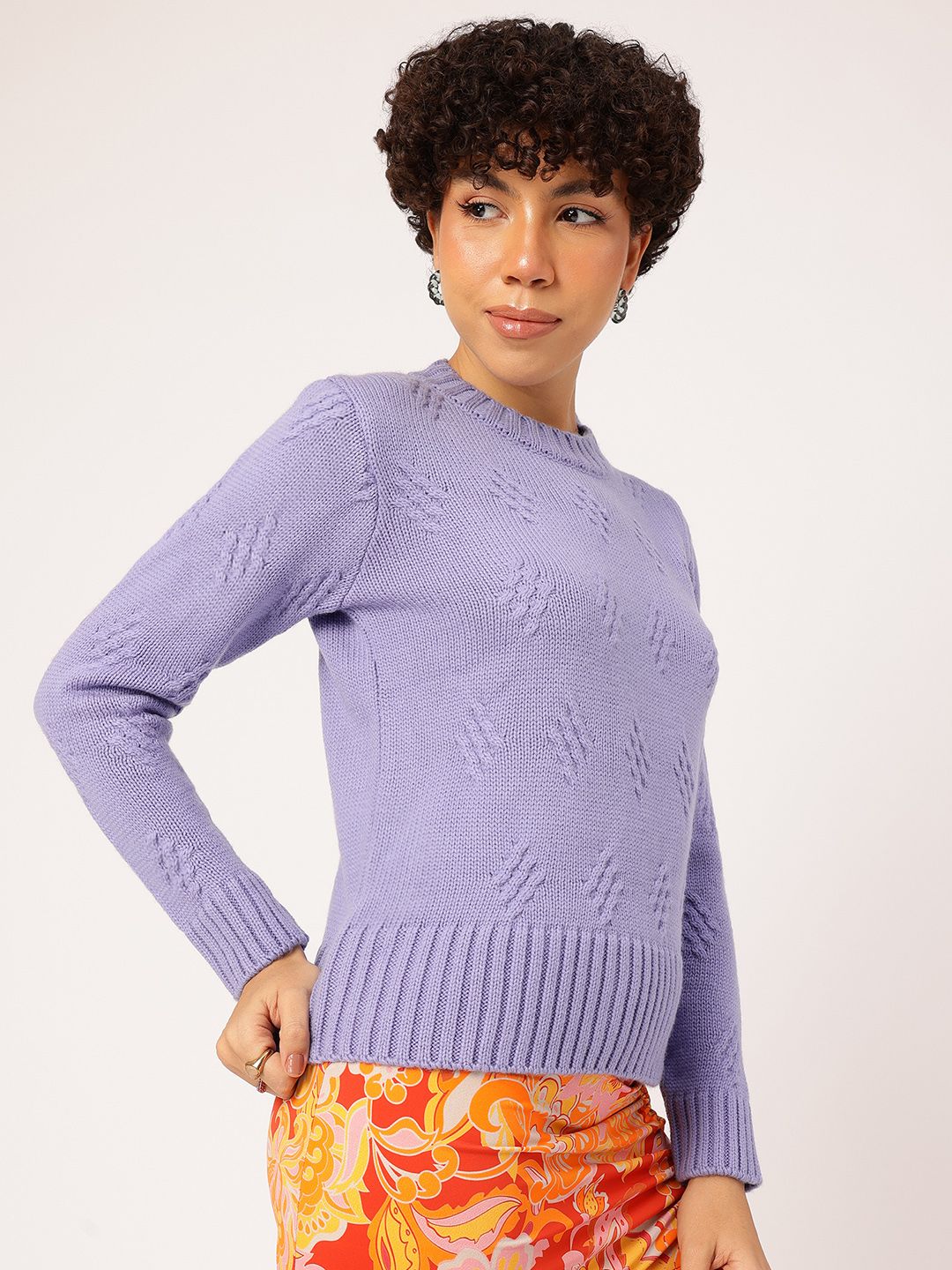 DressBerry Acrylic Self-Designed Pullover