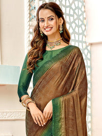 Saree mall Ethnic Motifs Beads and Stones Pure Silk Banarasi Sarees