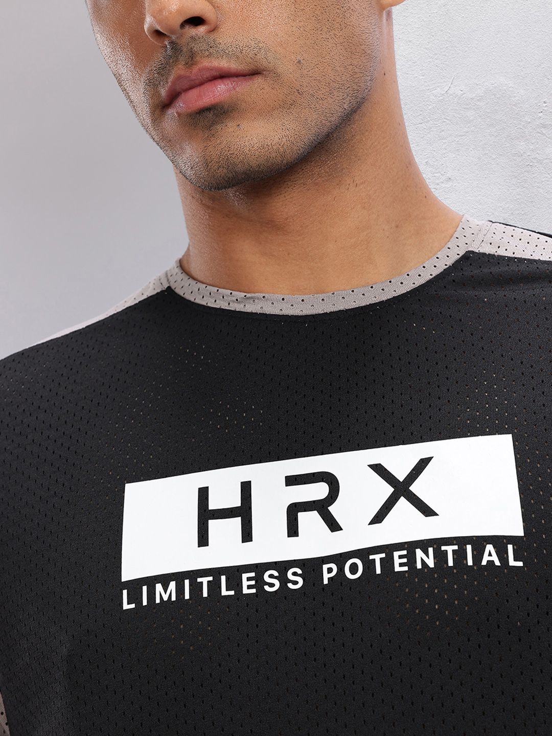 HRX by Hrithik Roshan Printed Rapid-Dry Training T-shirt