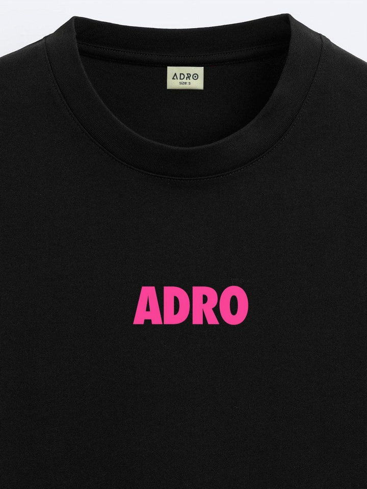 ADRO Men Typography Printed T-shirt