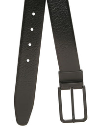 Teakwood Leathers Men Textured Leather Reversible Formal Belt