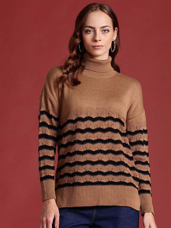 all about you Striped Pullover