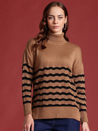 all about you Striped Pullover