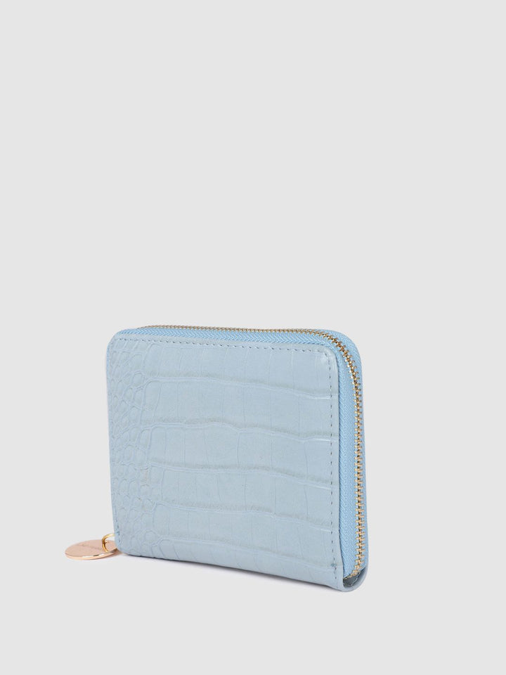 Lino Perros Women Croc & Snakeskin Textured Zip Around Wallet