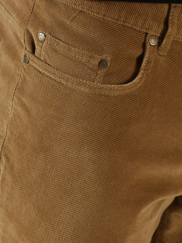Thomas Scott Men Regular Fit Corduroy Chinos