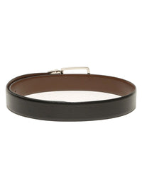 Teakwood Leathers Men Textured Leather Reversible Formal Belt