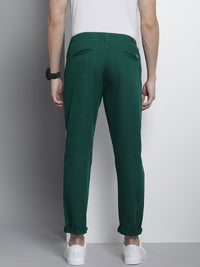 The Indian Garage Co Men Pure Cotton Slim Fit Trousers