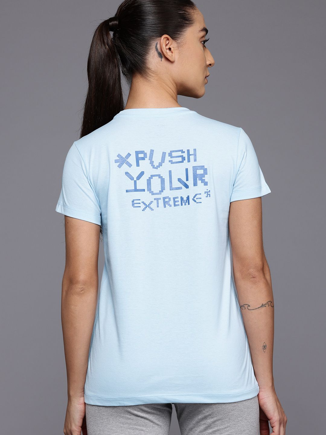 HRX by Hrithik Roshan Typography Yoga T-shirt